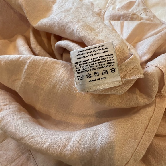 Andrea & Joen Light pink soft linen shift dress - Picture 10 of 13